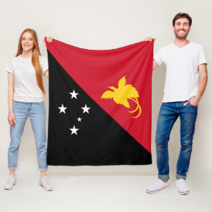 Manta Polar Bandera de Papúa Nueva Guinea