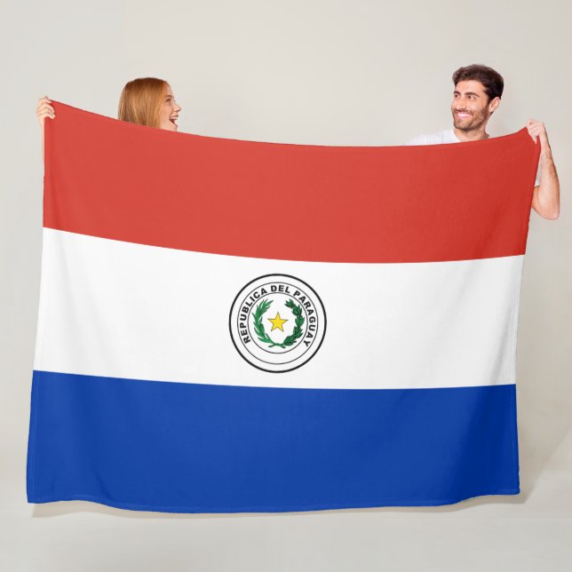 Manta Polar Bandera de Paraguay (In situ)