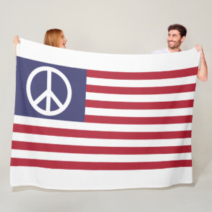 Manta Polar Bandera de Paz de Estados Unidos