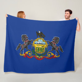 Manta Polar Bandera de Pensilvania