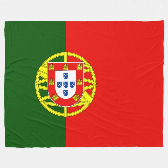 Manta Polar Bandera de Portugal Bandeira De Portugal (Frente (Horizontal))