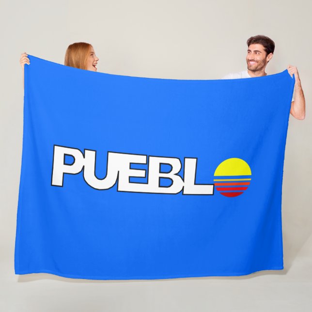 Manta Polar Bandera de Pueblo (Colorado) (In situ)