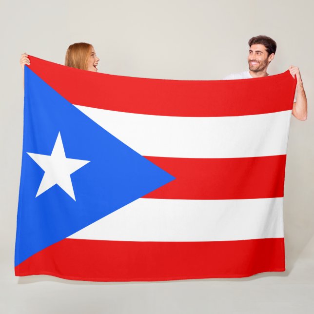 Manta Polar Bandera de Puerto Rico (In situ)
