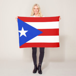 Manta Polar Bandera de Puerto Rico