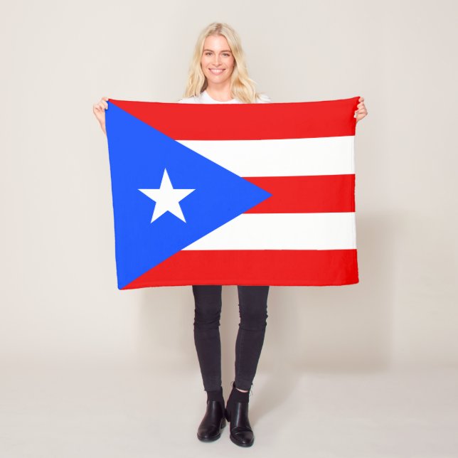 Manta Polar Bandera de Puerto Rico (In situ)