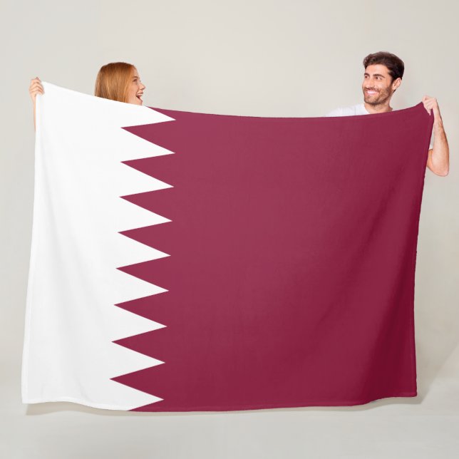 Manta Polar Bandera de Qatar (In situ)