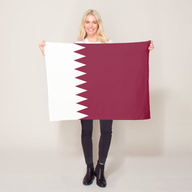 Manta Polar Bandera de Qatar (In situ)