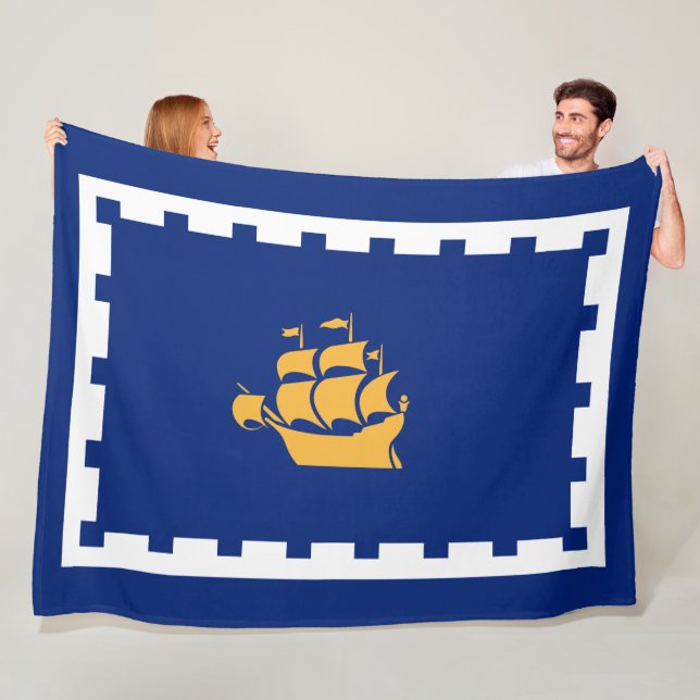 Manta Polar Bandera de Quebec (Quebec, Canadá) (In situ)