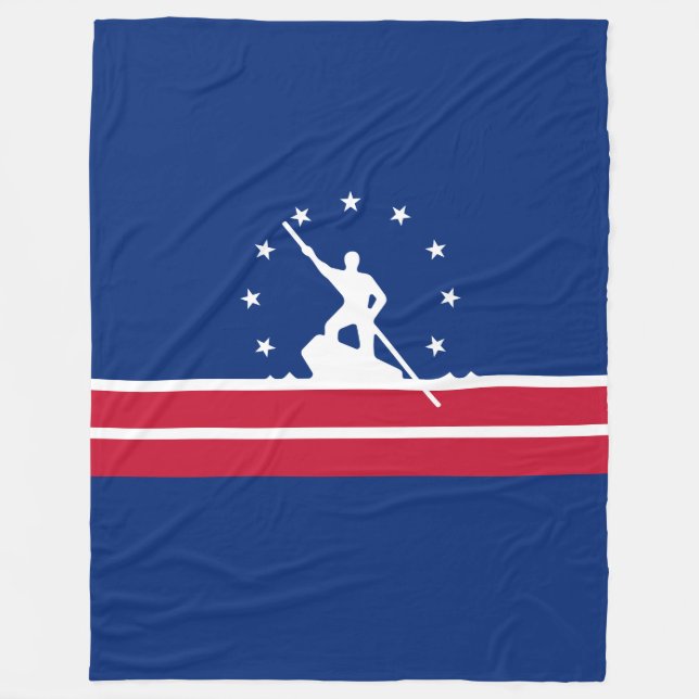 Manta Polar Bandera de Richmond, Virginia Fleece Blanket (Anverso)