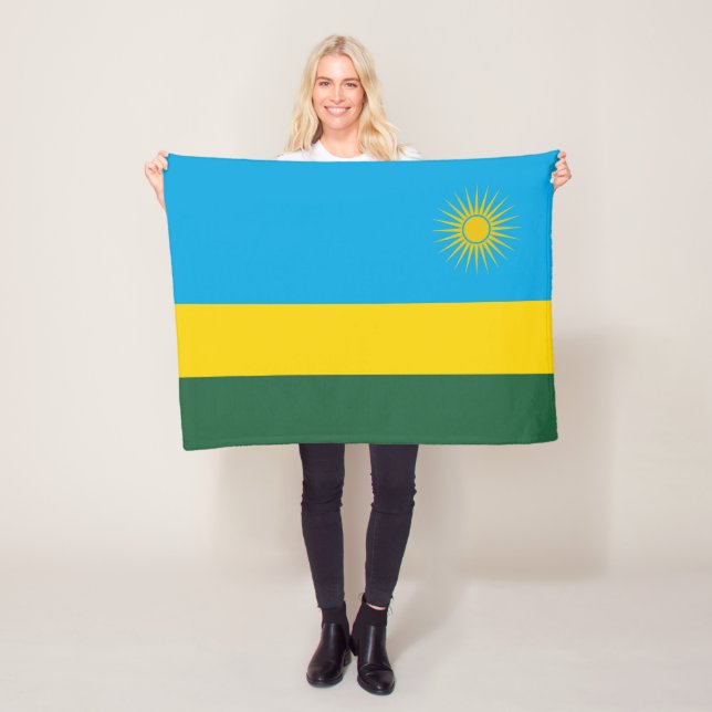 Manta Polar Bandera de Ruanda (In situ)