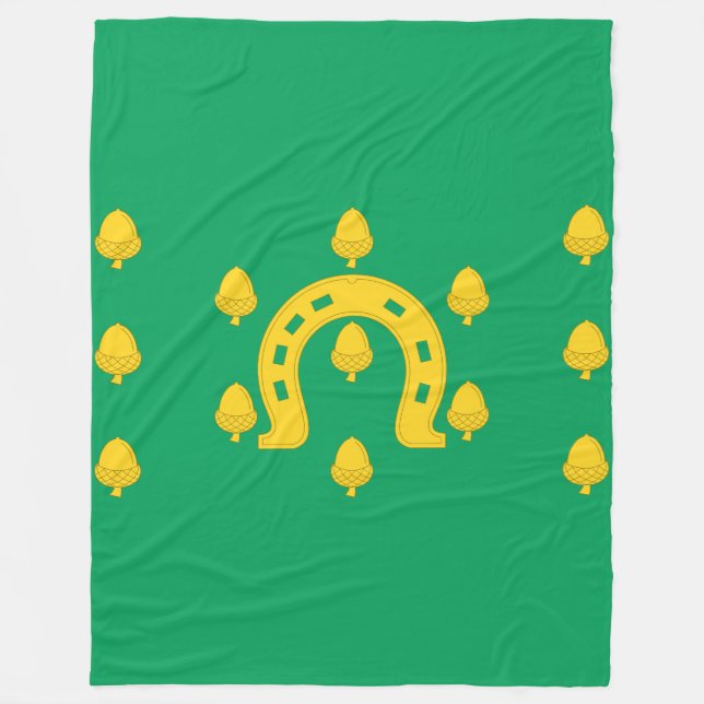 Manta Polar Bandera de Rutland Fleece Blanket (Anverso)