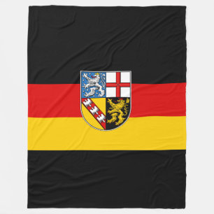 Manta Polar Bandera de Saarland Fleece Blanket