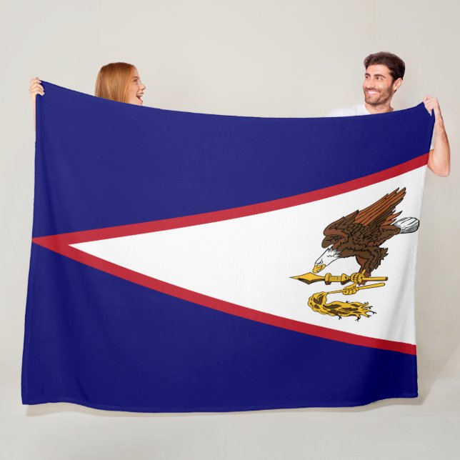 Manta Polar Bandera de Samoa Americana (In situ)