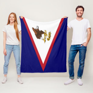 Manta Polar Bandera de Samoa Americana