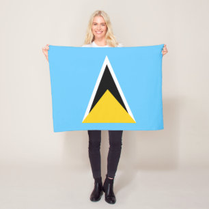 Manta Polar Bandera de Santa Lucía