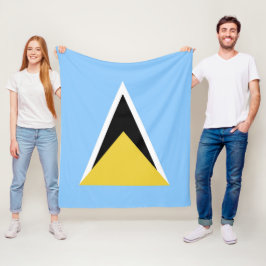 Manta Polar Bandera de Santa Lucía