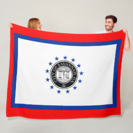 Manta Polar Bandera de Savannah (Georgia)
