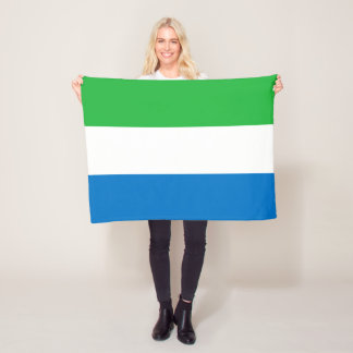 Manta Polar Bandera de Sierra Leona
