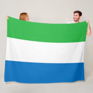 Manta Polar Bandera de Sierra Leona
