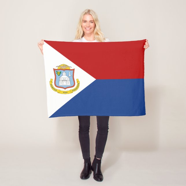 Manta Polar Bandera de Sint Maarten (In situ)