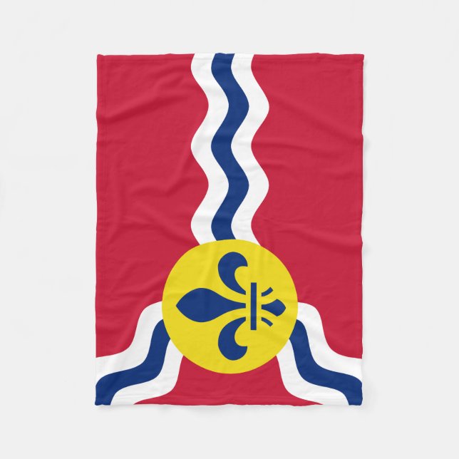 Manta Polar Bandera de St. Louis, Missouri (Anverso)