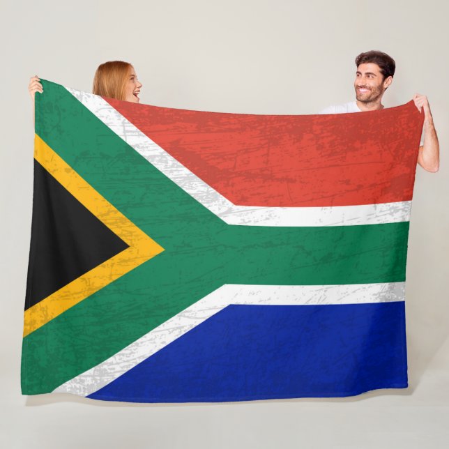 Manta Polar Bandera de Sudáfrica - Un tapiz de Sudáfrica (In situ)