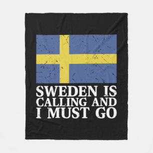 Manta Polar Bandera de Suecia