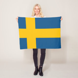 Manta Polar Bandera de Suecia pequeña