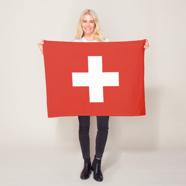 Manta Polar Bandera de Suiza (In situ)