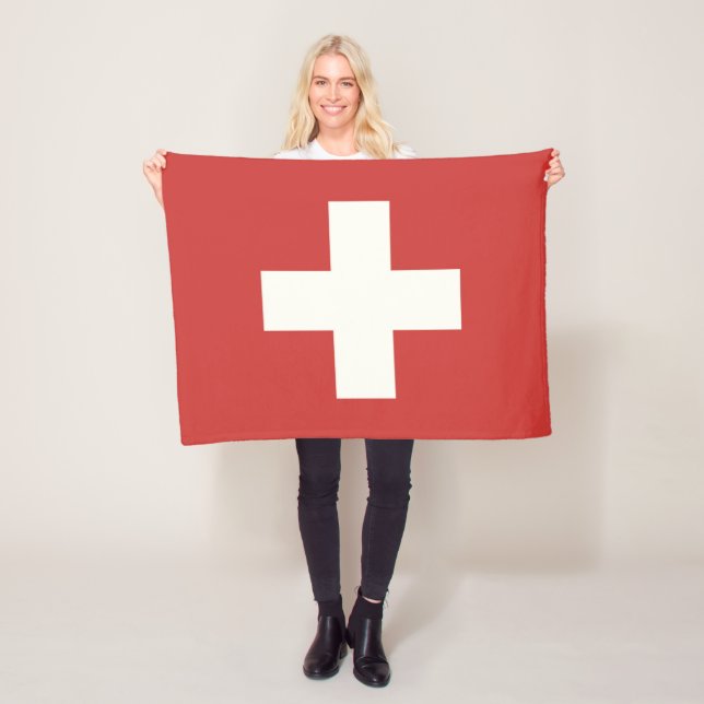 Manta Polar Bandera de Suiza (In situ)