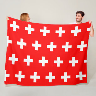Manta Polar Bandera de Suiza Schweiz Europa suiza Patriótica