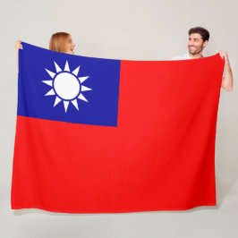 Manta Polar Bandera de Taiwán
