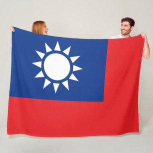 Manta Polar Bandera de Taiwán la República de China grande
