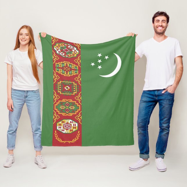 Manta Polar Bandera de Turkmenistán (In situ)