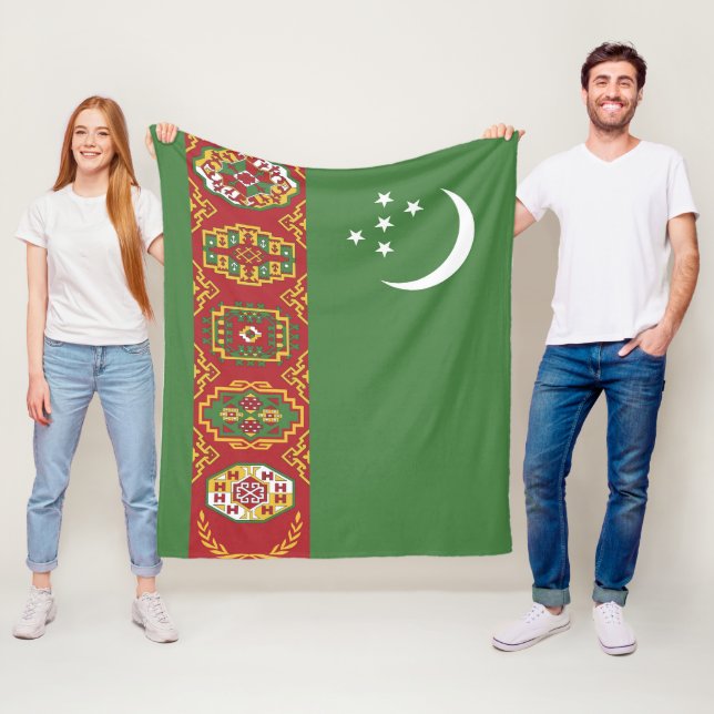 Manta Polar Bandera de Turkmenistán (In situ)