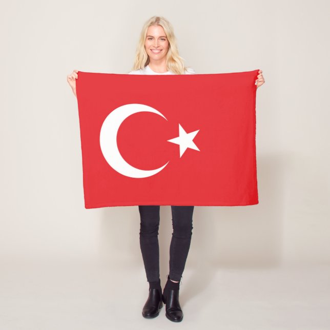 Manta Polar Bandera de Turquía (In situ)