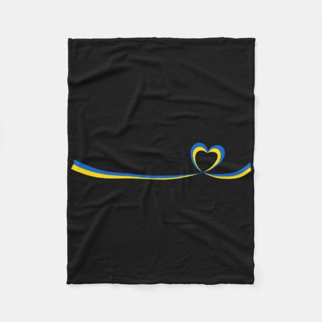 Manta Polar Bandera de Ucrania2 (Anverso)