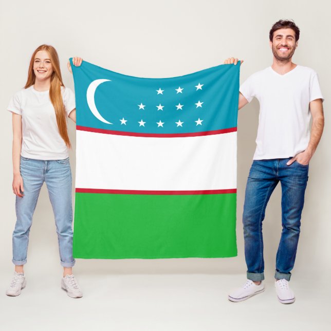 Manta Polar Bandera de Uzbekistán (In situ)