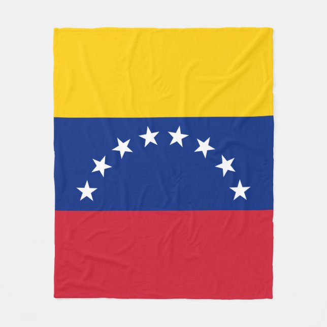 Manta Polar Bandera de Venezuela (Anverso)