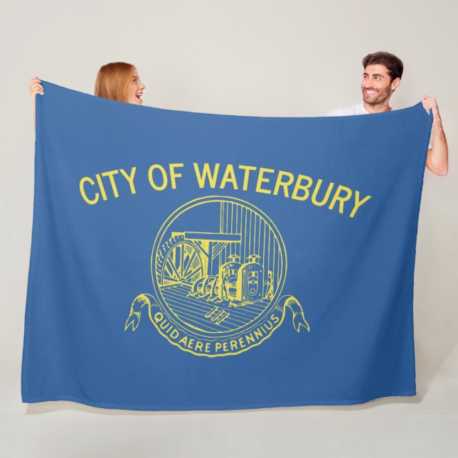 Manta Polar Bandera de Waterbury (Connecticut) (In situ)