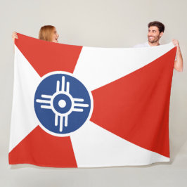 Manta Polar Bandera de Wichita (Kansas, Estados Unidos)