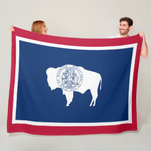 Manta Polar Bandera de Wyoming
