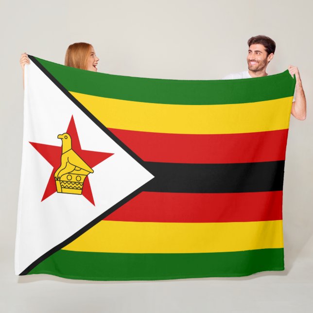 Manta Polar Bandera de Zimbabue (In situ)