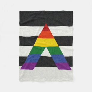 Manta Polar Bandera del aliado de LGBT