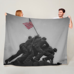 Manta Polar BANDERA del AUMENTO de los INFANTES DE MARINA en