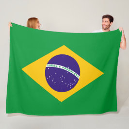 Manta Polar Bandera del Brasil