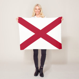 Manta Polar Bandera del estado de Alabama