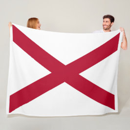 Manta Polar Bandera del estado de Alabama Imprimir Patriotismo