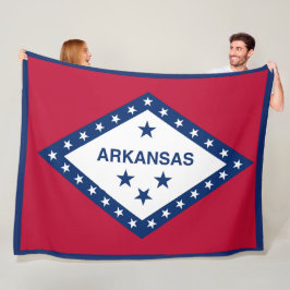 Manta Polar Bandera del Estado de Arkansas Imprimir Patriota