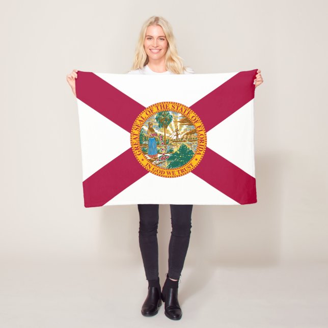 Manta Polar Bandera del estado de Florida (In situ)